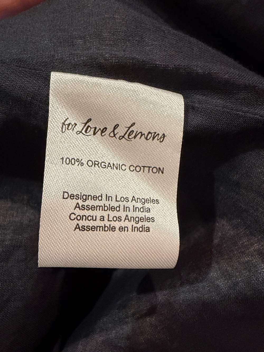 NWT For Love & Lemons 1X Brittany Floral Puff Sleeve Organic Cotton Babydoll - Picture 11 of 11
